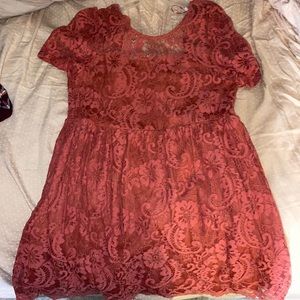 Fancy dress, coral color